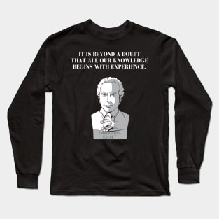 Philosophy quote Long Sleeve T-Shirt